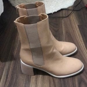 Tan boots